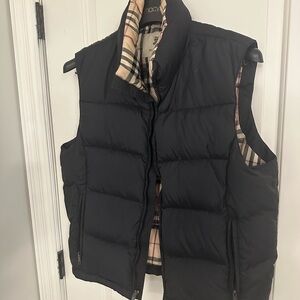 Burberry Black Quilted Vest